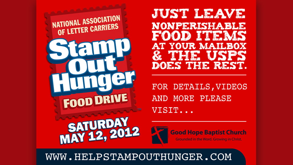 Stamp Out Hunger Event Brochure Design • TigerHive Creative Group ...