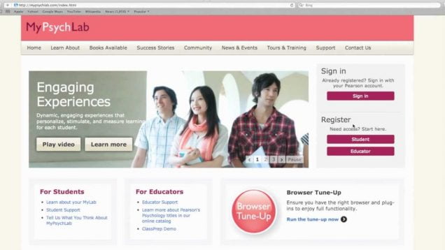 Pearson Education | My Labs Narrated On-Screen Tutorial Video